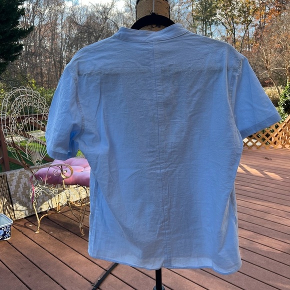 Cotton blue shirt M - Picture 5 of 8
